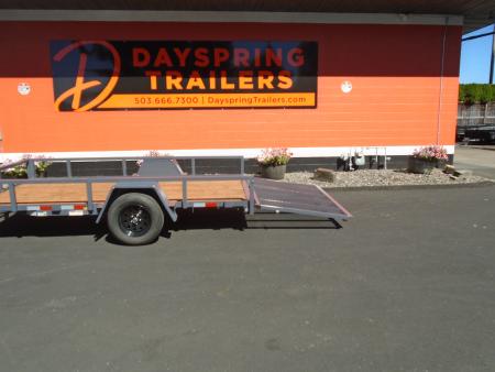 New 2027 Versatile Trailers 6X12 RAMP GATE Flatbed Trailer