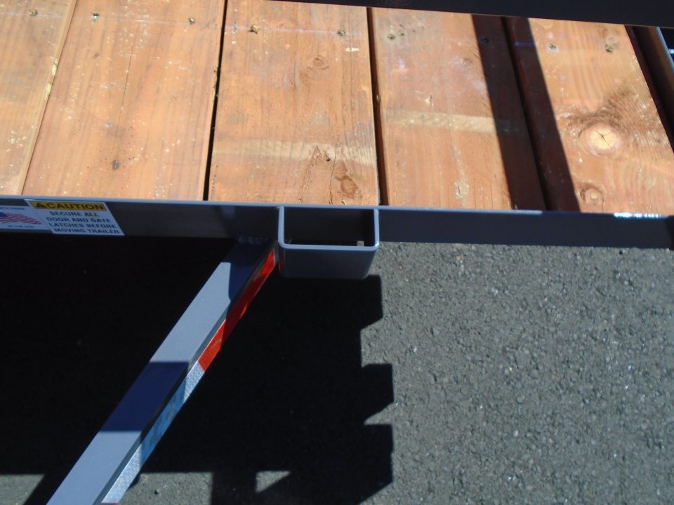 New 2027 Versatile Trailers 7X14 RAMP GATE Flatbed Trailer