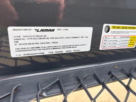 New 2027 Lamar Trailers F8022427 Utility Trailer