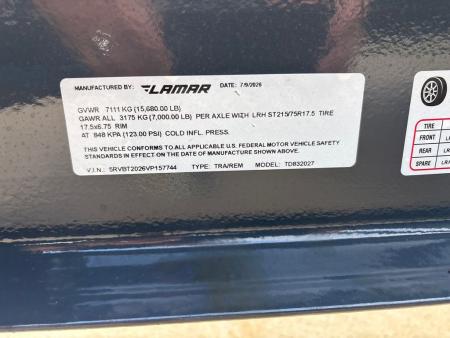 New 2027 Lamar Trailers TD832027_477 Utility Trailer
