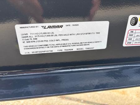 New 2027 Lamar Trailers TD832227 Utility Trailer