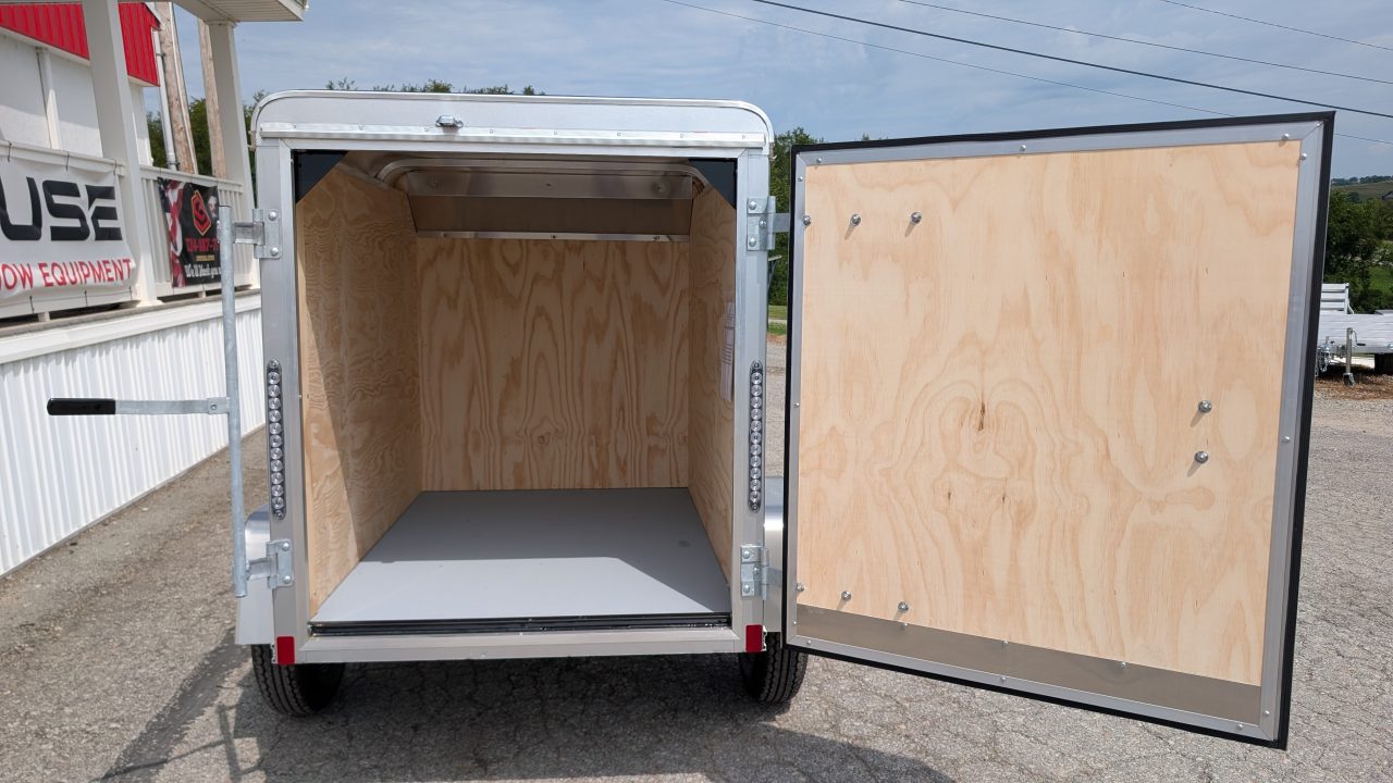 New 2026 Car Mate 4x6 Custom Cargo Trailer w/ Single Rear Door