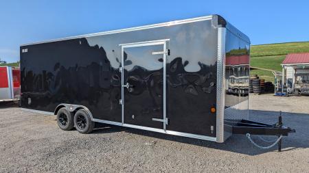 New 2026 Car Mate 8.5x24 HD Custom Car Hauler w/ Ramp Door