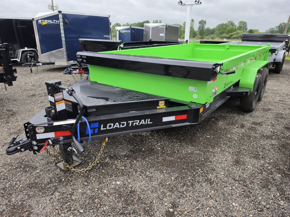 New 2026 Load Trail 83x14 Tandem Axle 14k w/18" Sides Dump Trailer