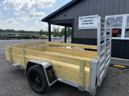 New 2027 Quality Steel and Aluminum 74  x 10' ALWS3.5K Utility Trailer