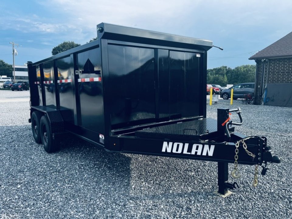New 2026 Nolan 7X14 15K Dump Trailer w/4ft Walls