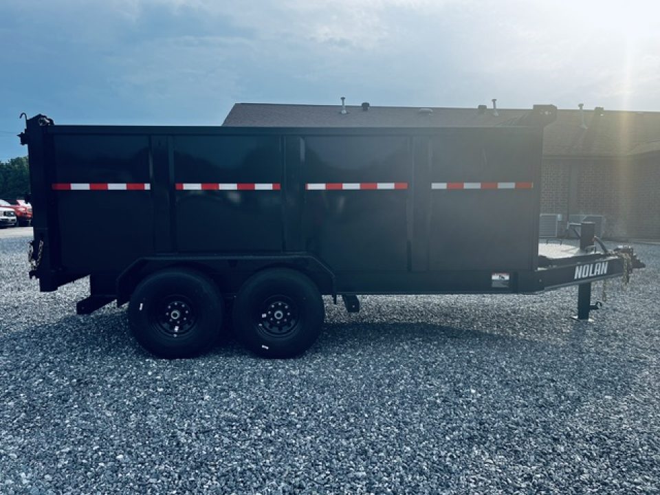 New 2026 Nolan 7X14 15K Dump Trailer w/4ft Walls