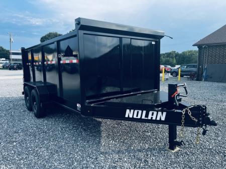 New 2026 Nolan 7X14 15K Dump Trailer w/4ft Walls