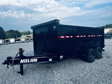 New 2026 Nolan 7X14 15K Dump Trailer w/4ft Walls