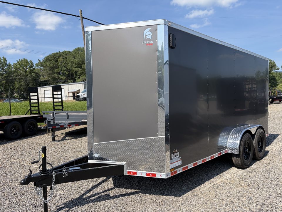New 2027 Spartan 7X16 HD Pro-Series, 14K GVWR Big Package, 12" On Center Frame, Polycor, Stabledeck