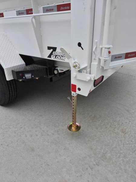 New Liberty 14' Dump Bed, 16K, 18 ply tires, Ramp, trap, White