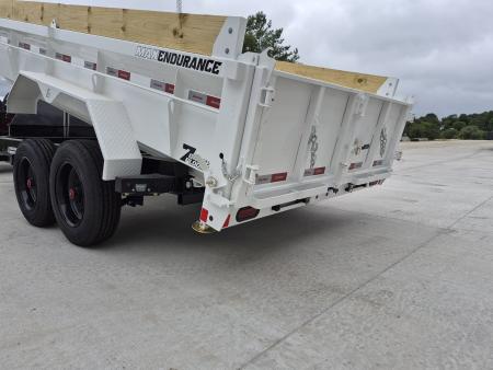 New Liberty 14' Dump Bed, 16K, 18 ply tires, Ramp, trap, White