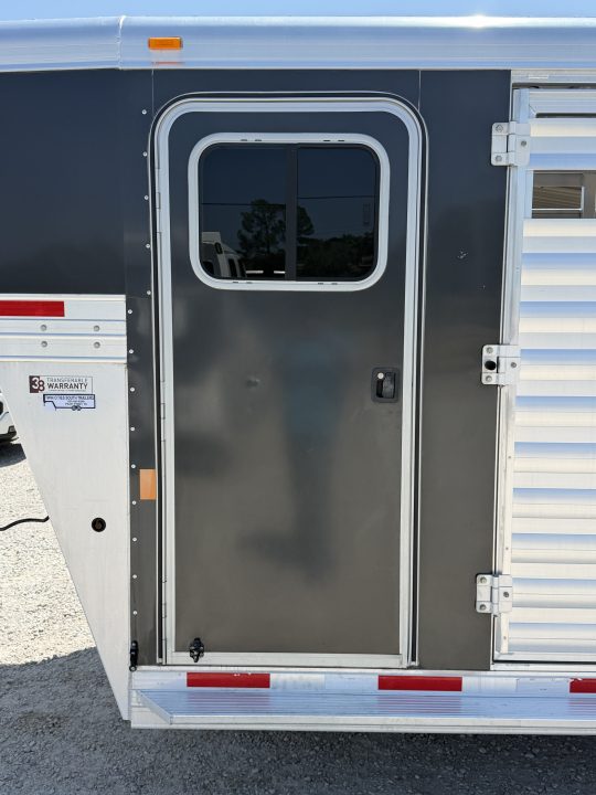 Used 2019 Exiss 24' Gooseneck Stock Combo Trailer
