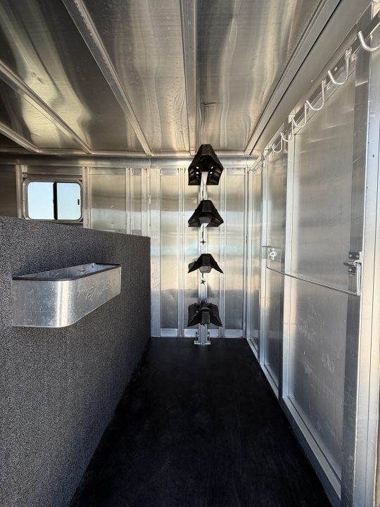Used 2019 Exiss 24' Gooseneck Stock Combo Trailer