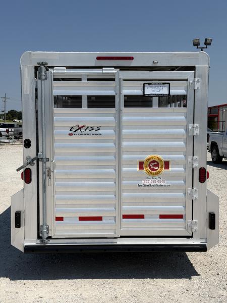 Used 2019 Exiss 24' Gooseneck Stock Combo Trailer