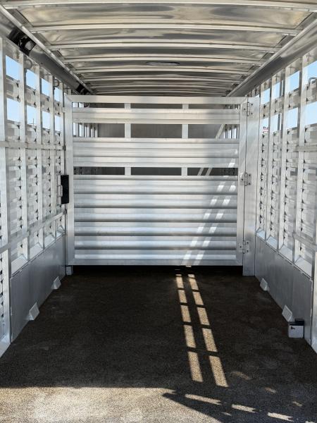 Used 2019 Exiss 24' Gooseneck Stock Combo Trailer