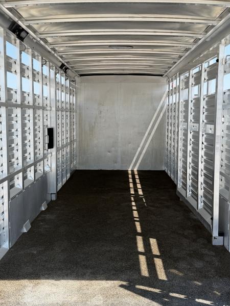 Used 2019 Exiss 24' Gooseneck Stock Combo Trailer
