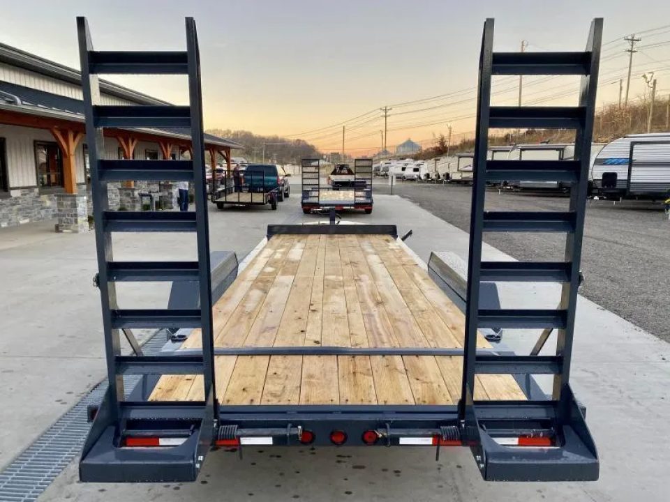 New 2026 Iron Bull 7x18' I-Beam Equipment Trailer 14000# GVW EWB8318072-EQ