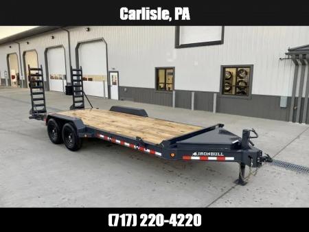 New 2026 Iron Bull 7x18' I-Beam Equipment Trailer 14000# GVW EWB8318072-EQ