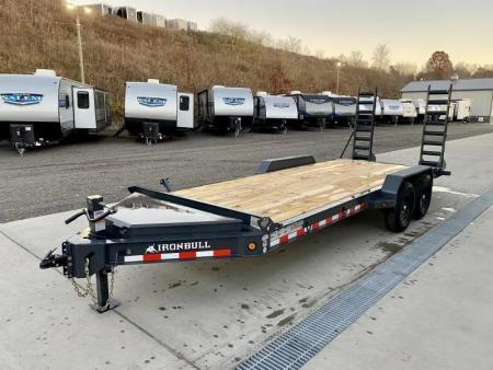 New 2026 Iron Bull 7x18' I-Beam Equipment Trailer 14000# GVW EWB8318072-EQ