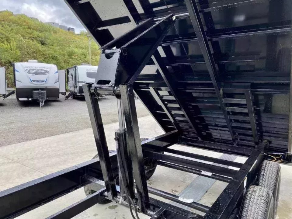New 2026 Iron Bull 8x16' Deckover 14000 GVW * SCISSOR HOIST * FOLD DOWN SIDES * I-BEAM FRAME * DDP9616072