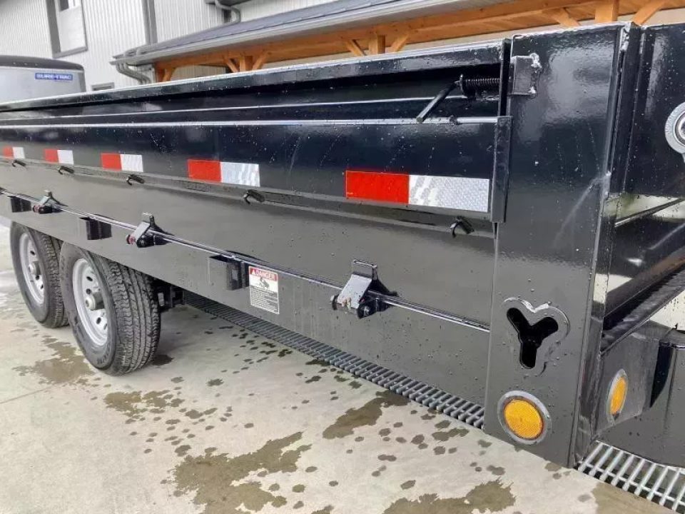 New 2026 Iron Bull 8x16' Deckover 14000 GVW * SCISSOR HOIST * FOLD DOWN SIDES * I-BEAM FRAME * DDP9616072