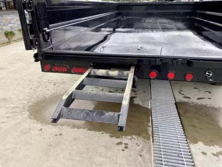 New 2026 Iron Bull 8x16' Deckover 14000 GVW * SCISSOR HOIST * FOLD DOWN SIDES * I-BEAM FRAME * DDP9616072