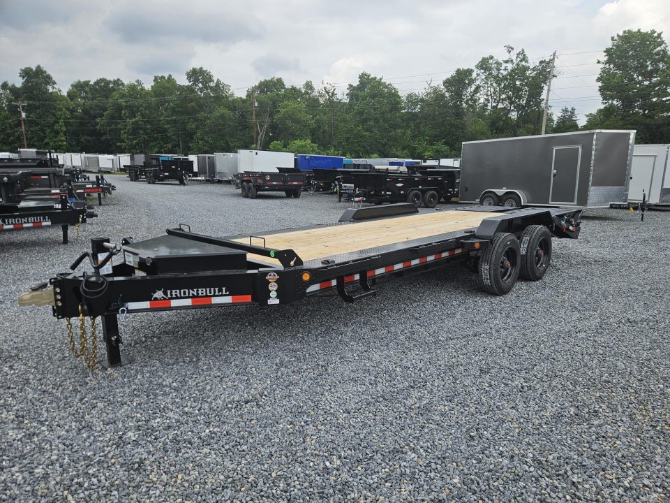 New 2026 Iron Bull 7x22' I-Beam HD Equipment Trailer 22000# GVW EHB8322102-FWR