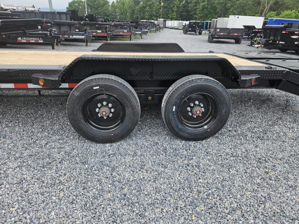New 2026 Iron Bull 7x22' I-Beam HD Equipment Trailer 22000# GVW EHB8322102-FWR