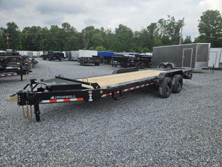 New 2026 Iron Bull 7x22' I-Beam HD Equipment Trailer 22000# GVW EHB8322102-FWR