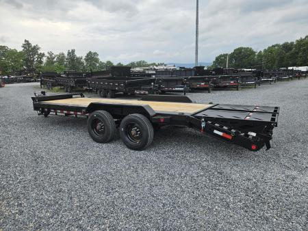 New 2026 Iron Bull 7x22' I-Beam HD Equipment Trailer 22000# GVW EHB8322102-FWR