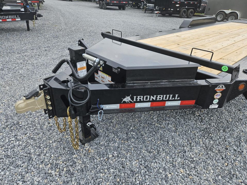 New 2026 Iron Bull 7x24' I-Beam HD Equipment Trailer 22000# GVW EHB8324102-FWR