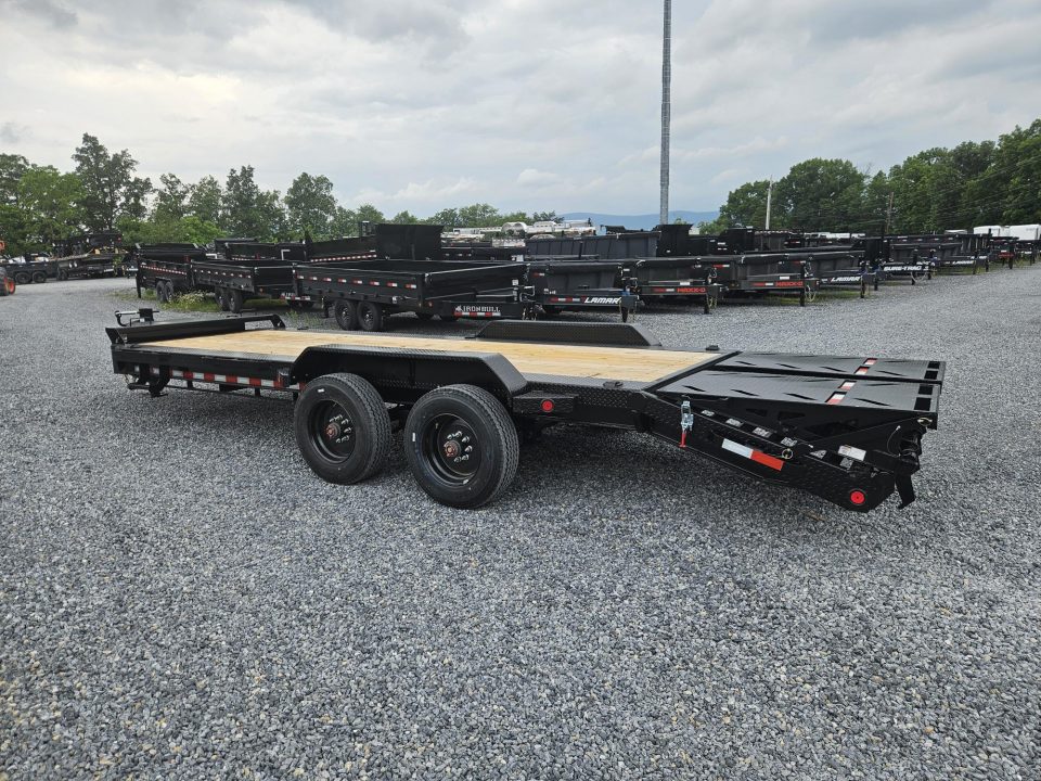 New 2026 Iron Bull 7x24' I-Beam HD Equipment Trailer 22000# GVW EHB8324102-FWR