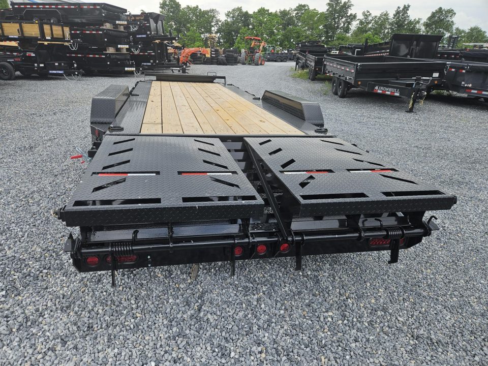 New 2026 Iron Bull 7x24' I-Beam HD Equipment Trailer 22000# GVW EHB8324102-FWR