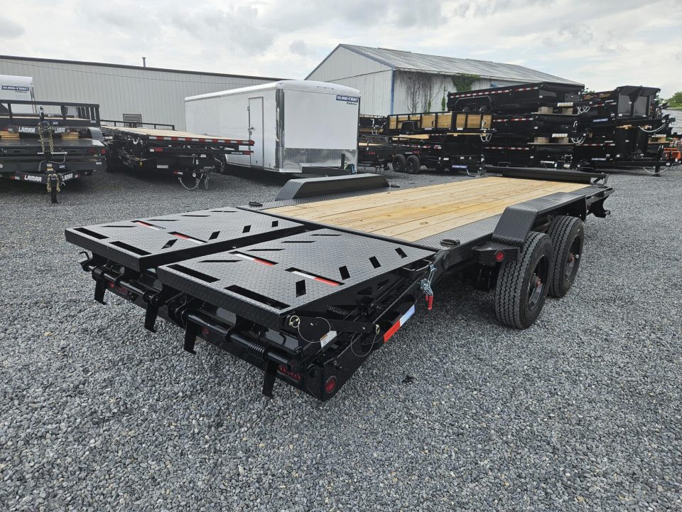 New 2026 Iron Bull 7x24' I-Beam HD Equipment Trailer 22000# GVW EHB8324102-FWR