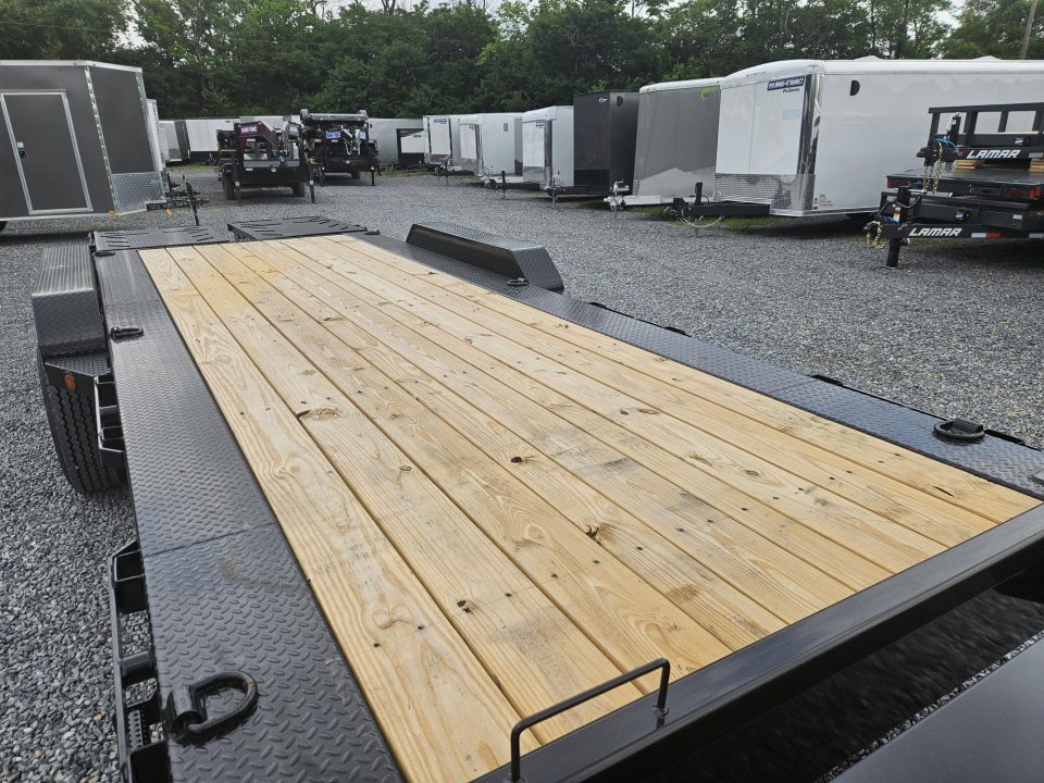 New 2026 Iron Bull 7x24' I-Beam HD Equipment Trailer 22000# GVW EHB8324102-FWR