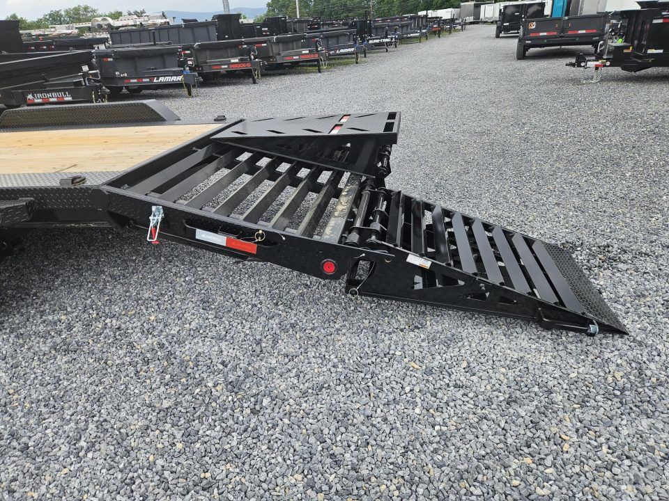 New 2026 Iron Bull 7x24' I-Beam HD Equipment Trailer 22000# GVW EHB8324102-FWR