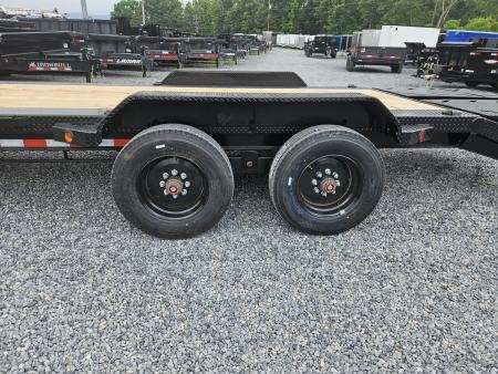 New 2026 Iron Bull 7x24' I-Beam HD Equipment Trailer 22000# GVW EHB8324102-FWR