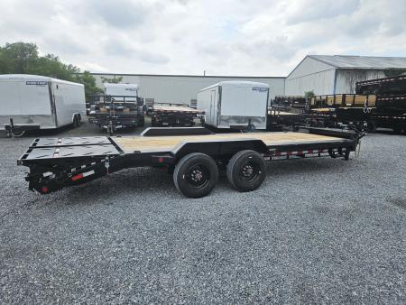 New 2026 Iron Bull 7x24' I-Beam HD Equipment Trailer 22000# GVW EHB8324102-FWR
