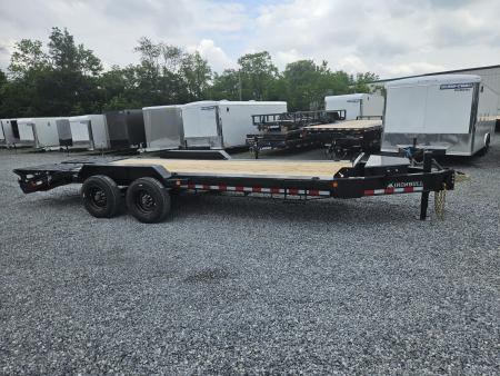 New 2026 Iron Bull 7x24' I-Beam HD Equipment Trailer 22000# GVW EHB8324102-FWR
