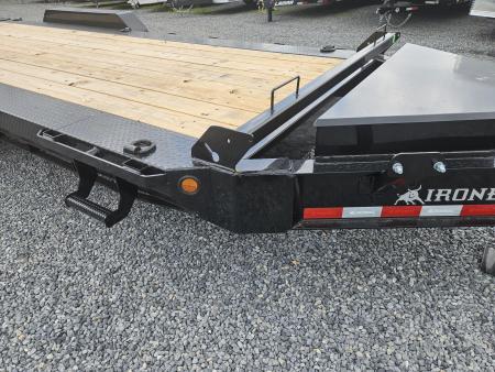 New 2026 Iron Bull 7x24' I-Beam HD Equipment Trailer 22000# GVW EHB8324102-FWR