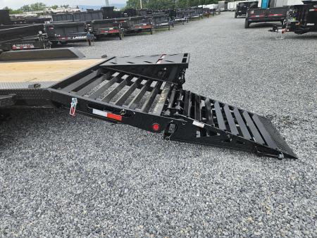 New 2026 Iron Bull 7x24' I-Beam HD Equipment Trailer 22000# GVW EHB8324102-FWR