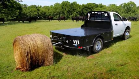 New 2022 CM Truck Beds BLSK 9'4x94x60 Bale Spike