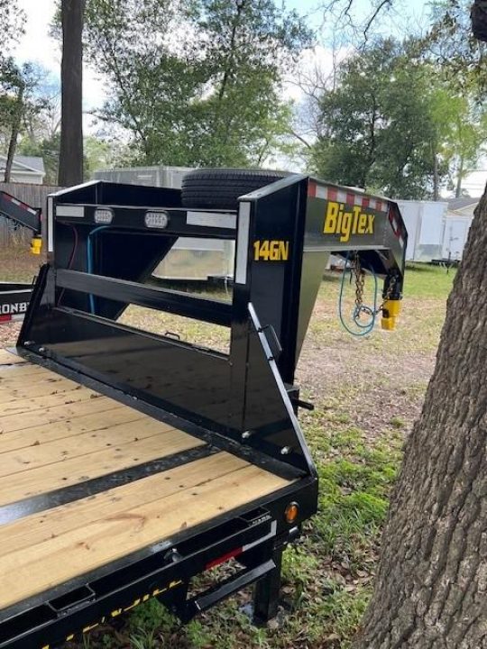 New 2025 Big Tex Trailers 14GN-20+5MR Flatbed Trailer