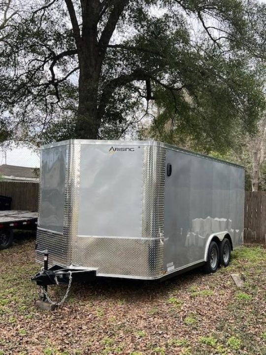 New 2025 Arising 8.5x16TA Enclosed Trailer