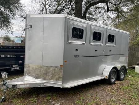 New 2024 Frontier Trailers Strider 3H BP Horse Trailer