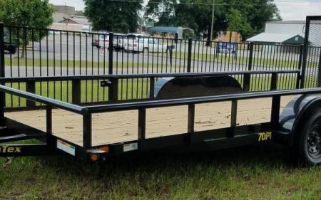 New 2025 Big Tex Trailers 70PI-18X Utility Trailer