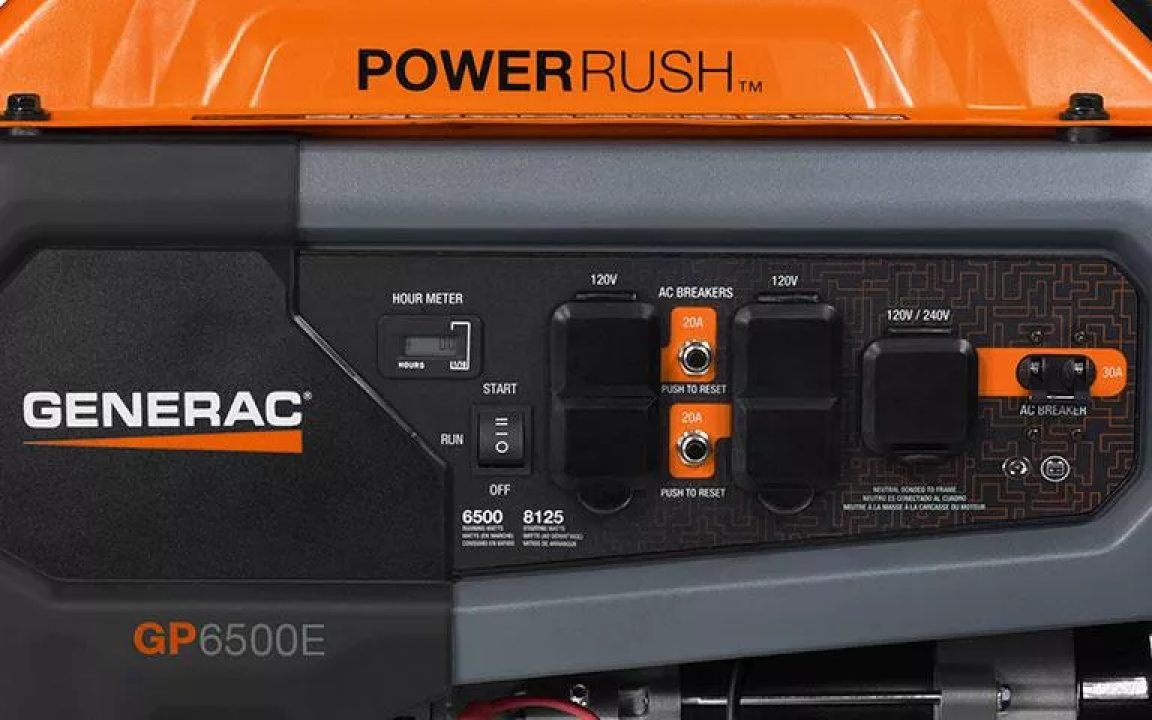 New 2025 Generac GP6500E Generator