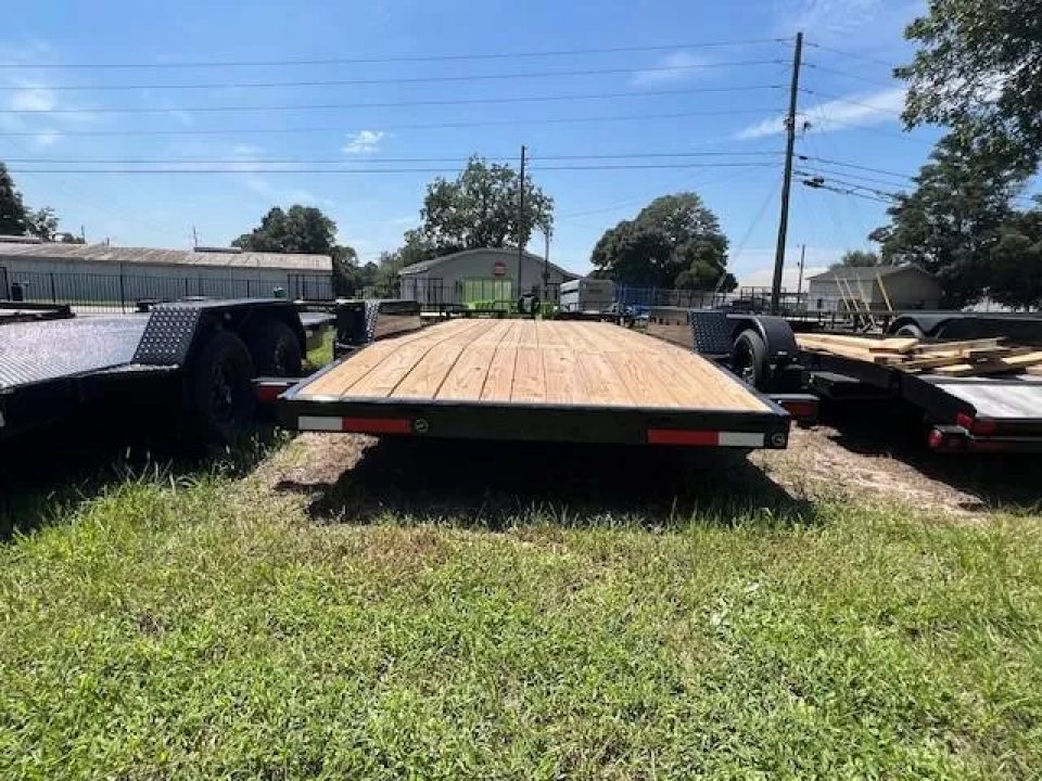New 2025 Anderson Manufacturing Wood Deck 18' Car Hauler