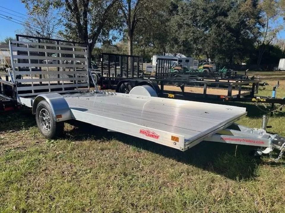 New 2025 High Country Trailers FHU 1481 Aluminum Utility Trailer